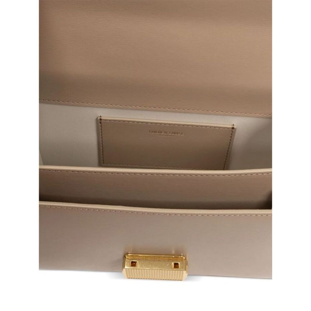 Golden Goose Women Venezia Bag Palmellato Leather Body Gold Metal Details - Picture 5 of 6